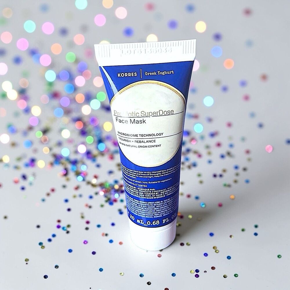 Korres Hydra MicroBiome Greek Yogurt Probiotic Face Mask .68 Fl oz NWOB & Sealed